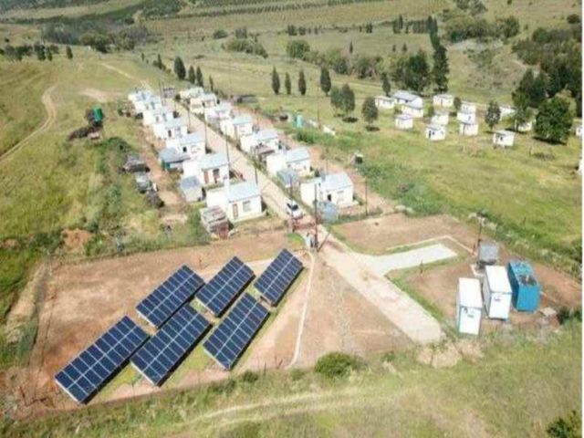 Eskom launches demo solar microgrid project