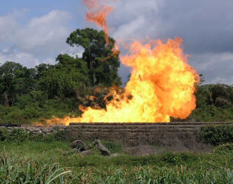 Chevron’s oil wells catch fire in Ondo