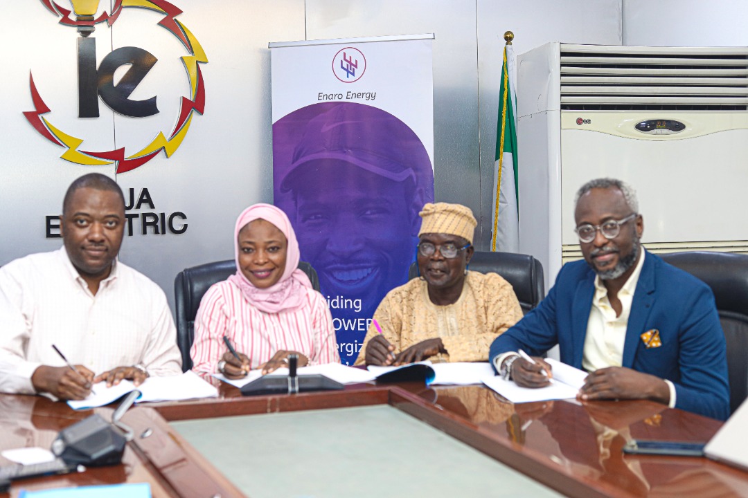 24 hours power supply: Ikeja Electric signs tripartite agreement with Enaro Energy and Ayobo community