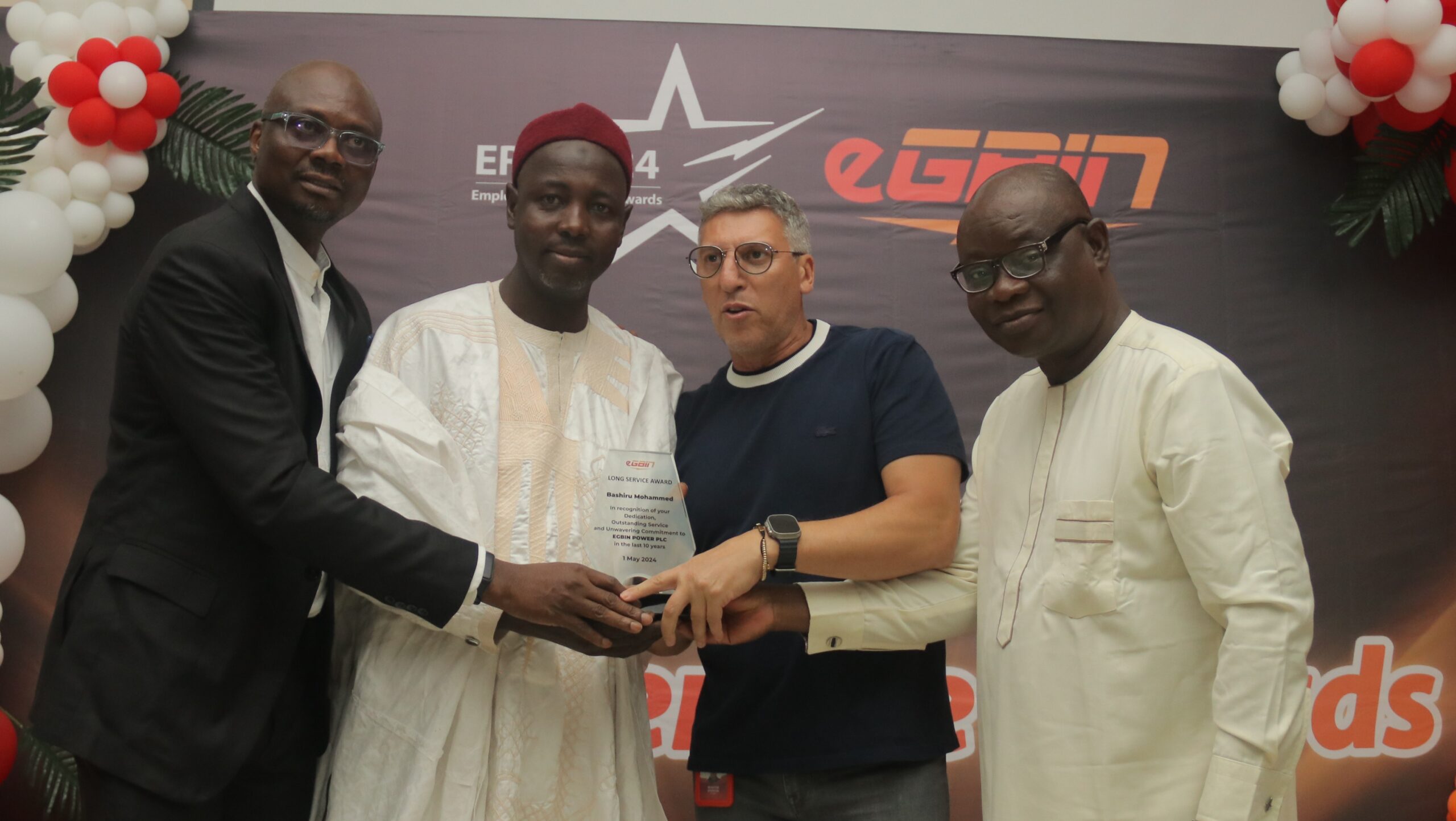 Egbin Power honors employees for long service and outstanding performance