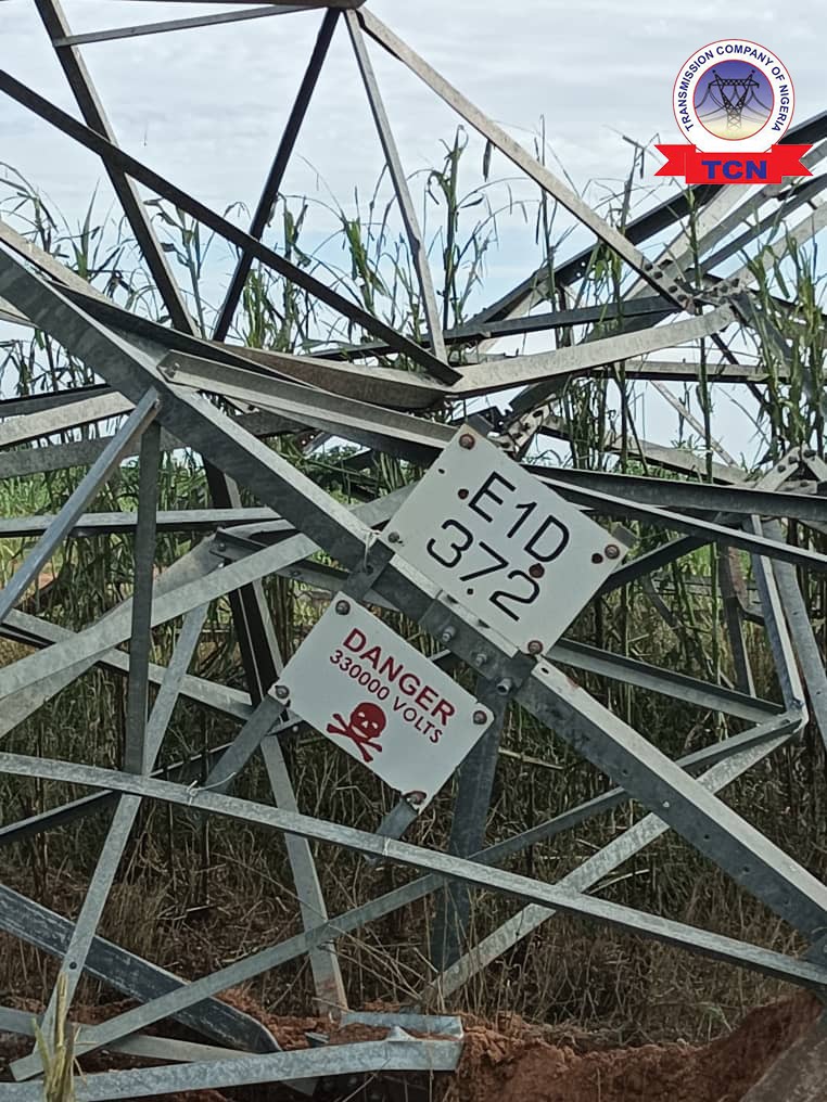 Vandals attack TCN Tower 372 along 330kV Gombe-Damaturu-Maiduguri transmission line