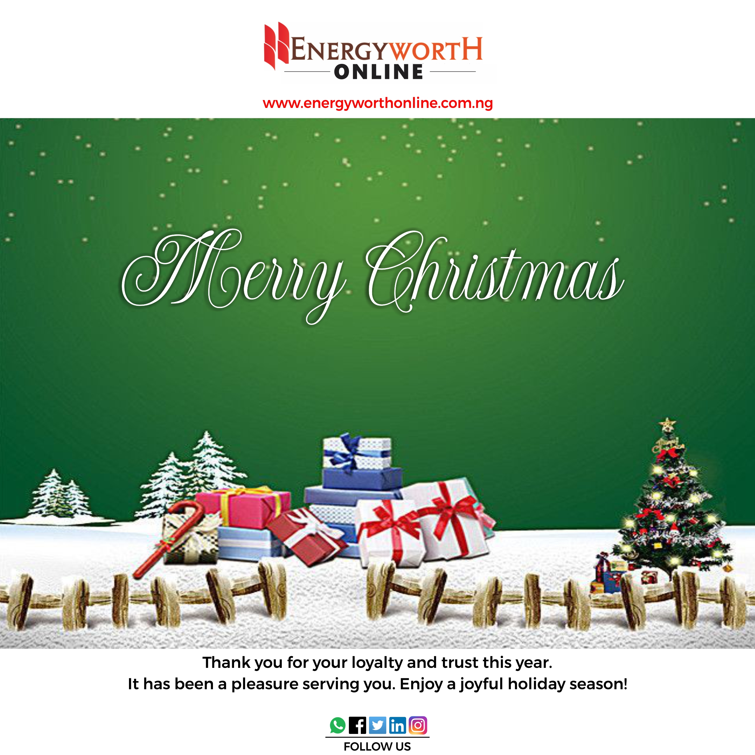 Wishing our esteemed readers a Merry Christmas