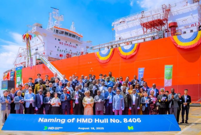 Tinubu commissions 40,000cbm LPG Vessel in support of Nigeria’s clean energy initiative