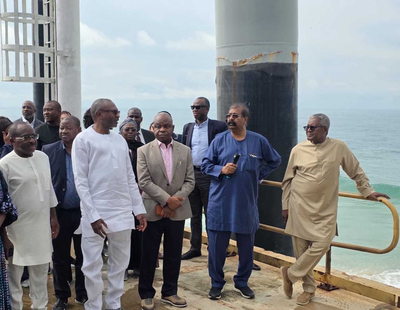 Otedola leads First HoldCo delegation on strategic visit to Dangote Refinery