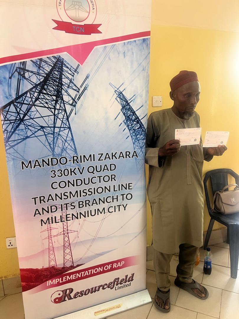 TCN begins second phase of compensation for 2,000 PAPs on 330kV Mando–Rimin Zakara Transmission Line project