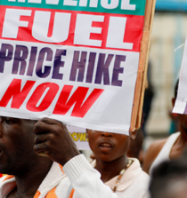 Fuel hike protest