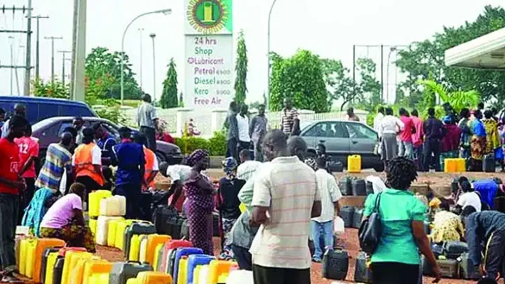 Black market fuel scarcity