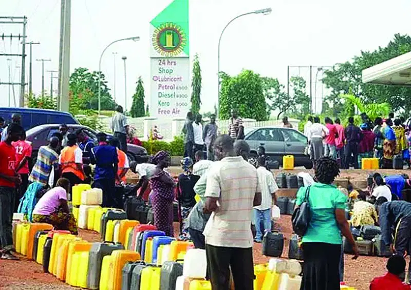 Black market fuel scarcity