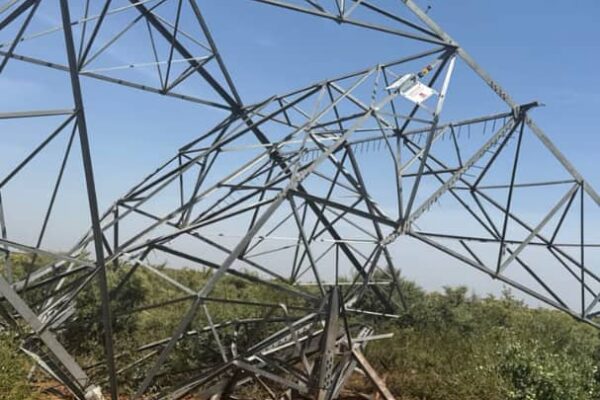 TCN vandalized tower